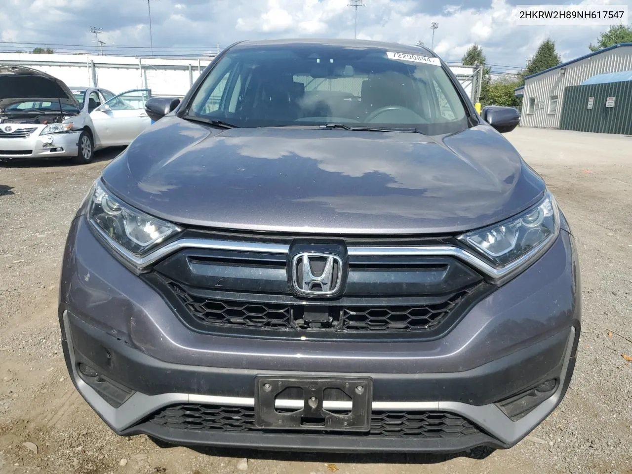 2022 Honda Cr-V Exl VIN: 2HKRW2H89NH617547 Lot: 72290894