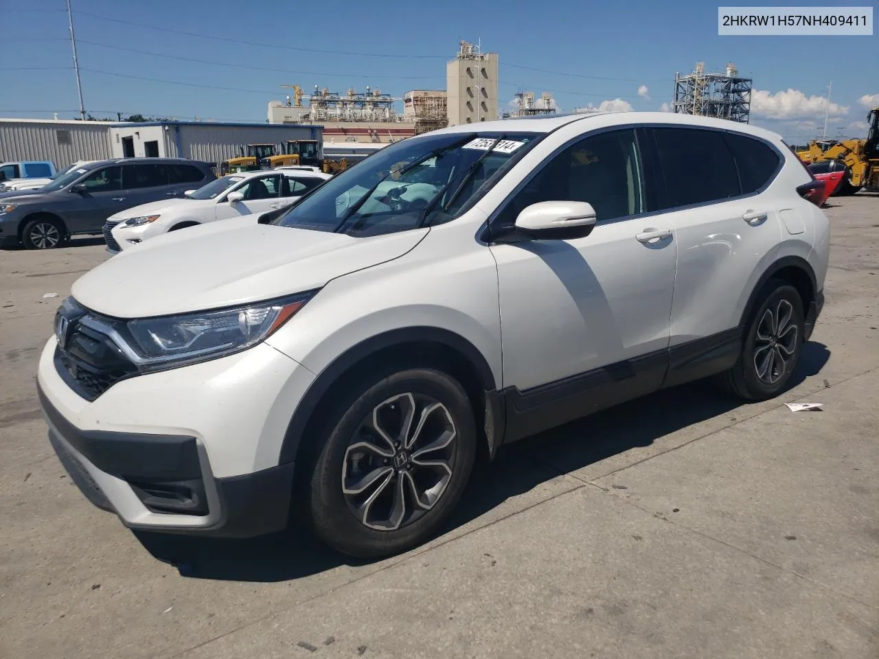 2022 Honda Cr-V Ex VIN: 2HKRW1H57NH409411 Lot: 72537314