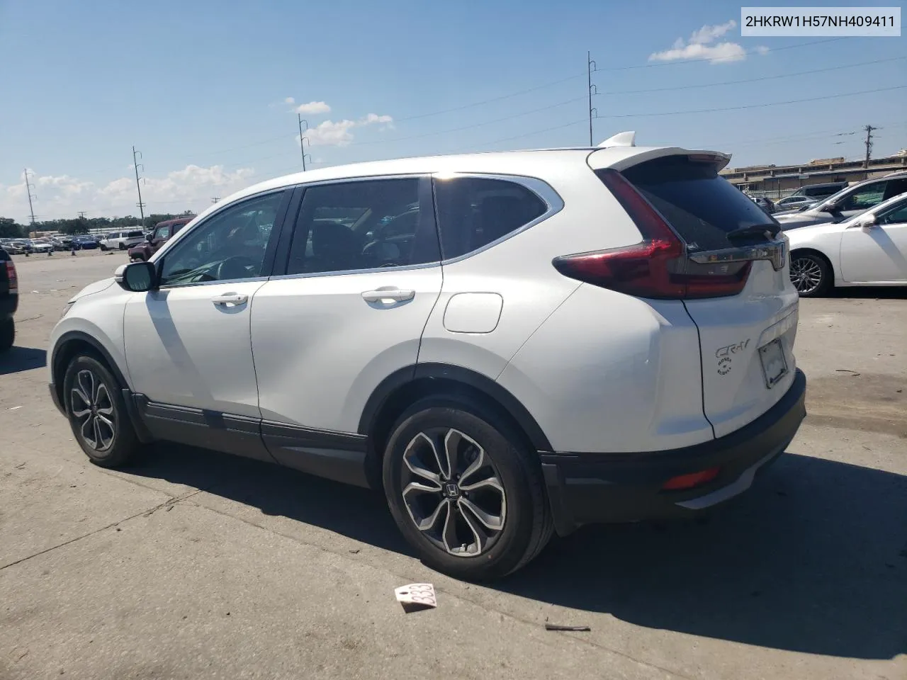 2022 Honda Cr-V Ex VIN: 2HKRW1H57NH409411 Lot: 72537314