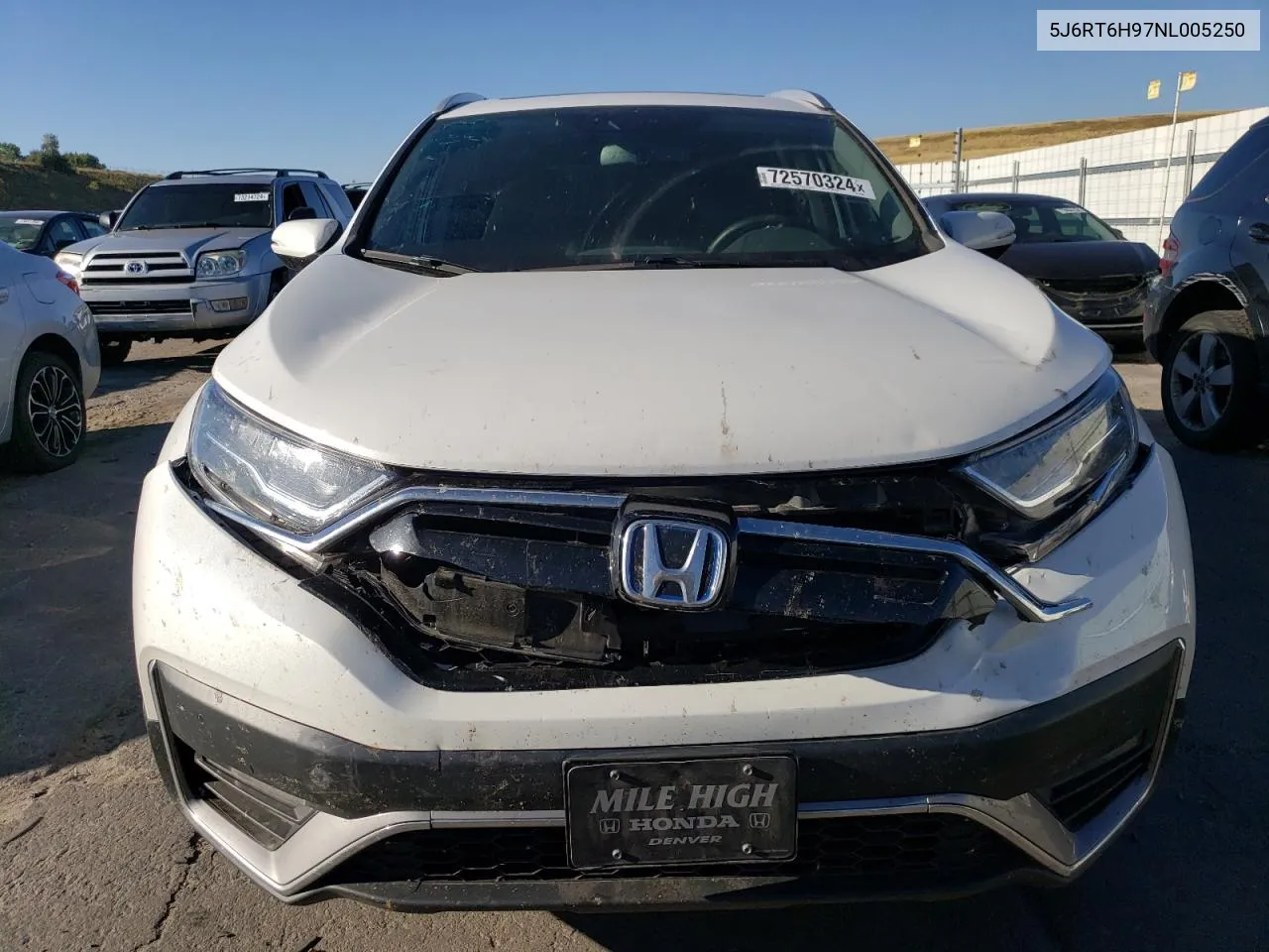 2022 Honda Cr-V Touring VIN: 5J6RT6H97NL005250 Lot: 72570324