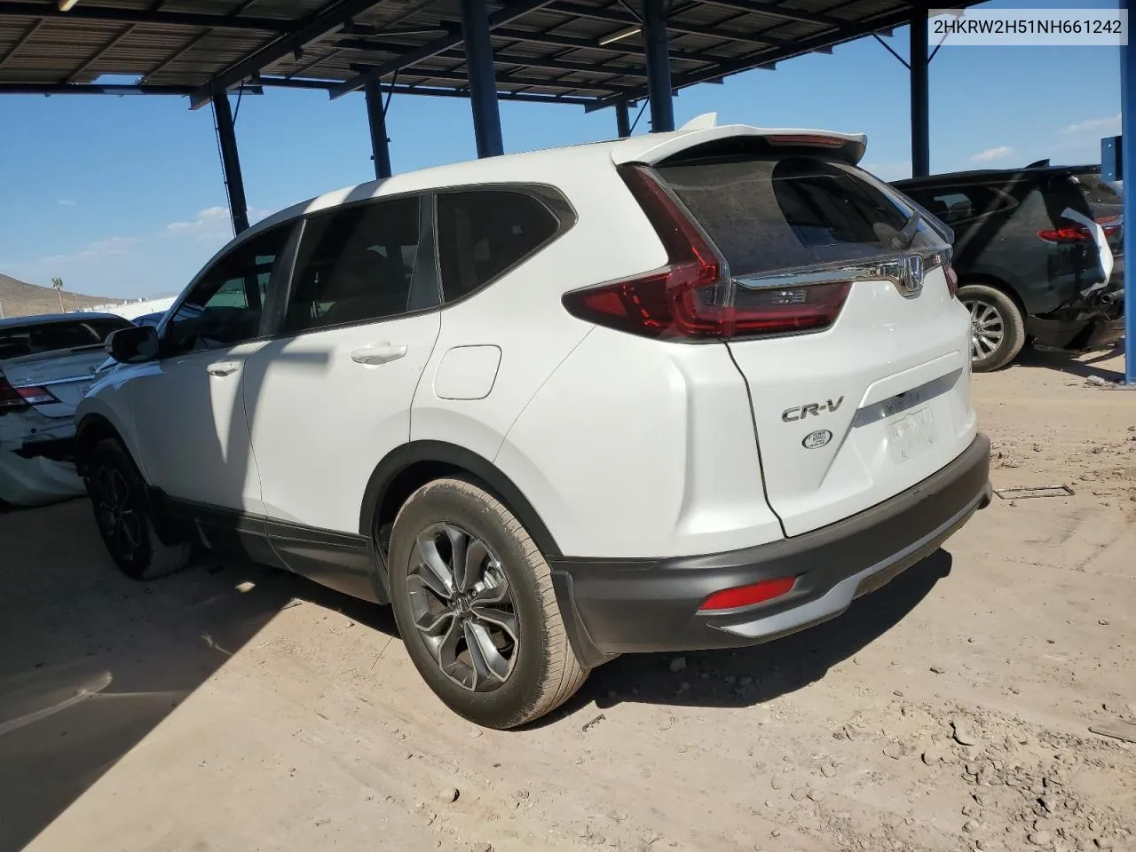 2022 Honda Cr-V Ex VIN: 2HKRW2H51NH661242 Lot: 72646904