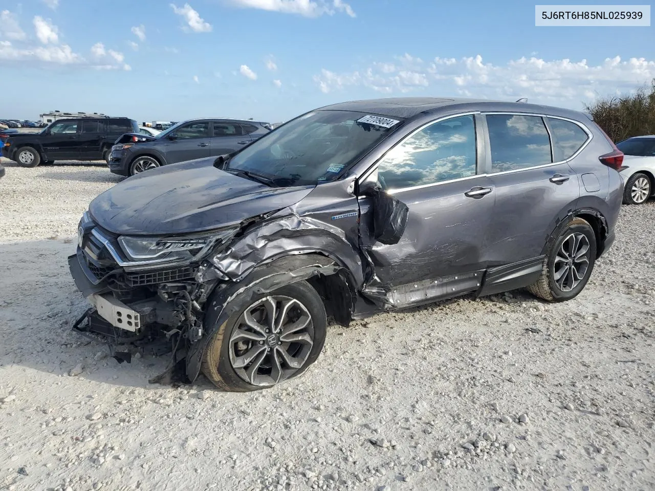 2022 Honda Cr-V Exl VIN: 5J6RT6H85NL025939 Lot: 72709004