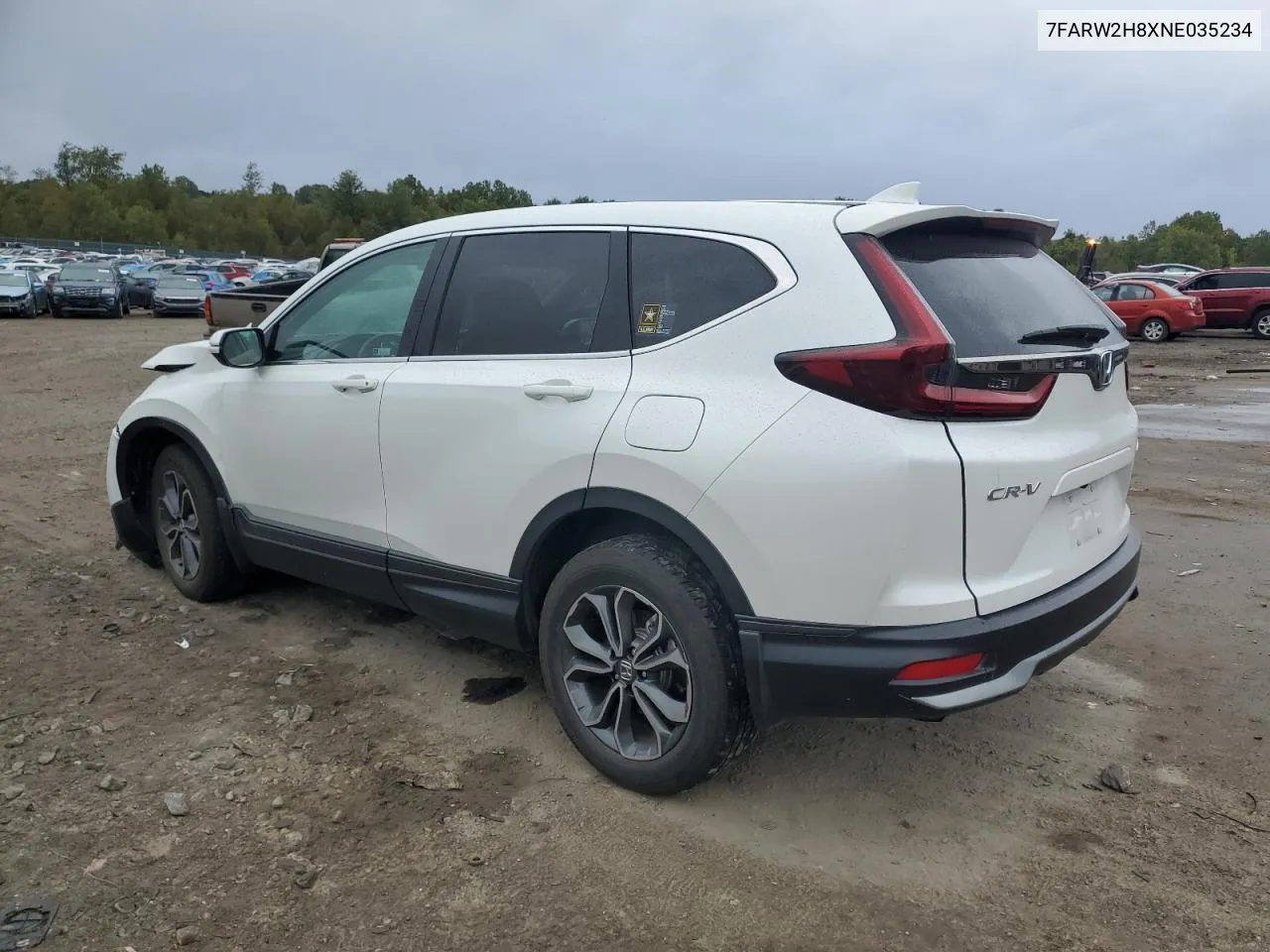 2022 Honda Cr-V Exl VIN: 7FARW2H8XNE035234 Lot: 72730224