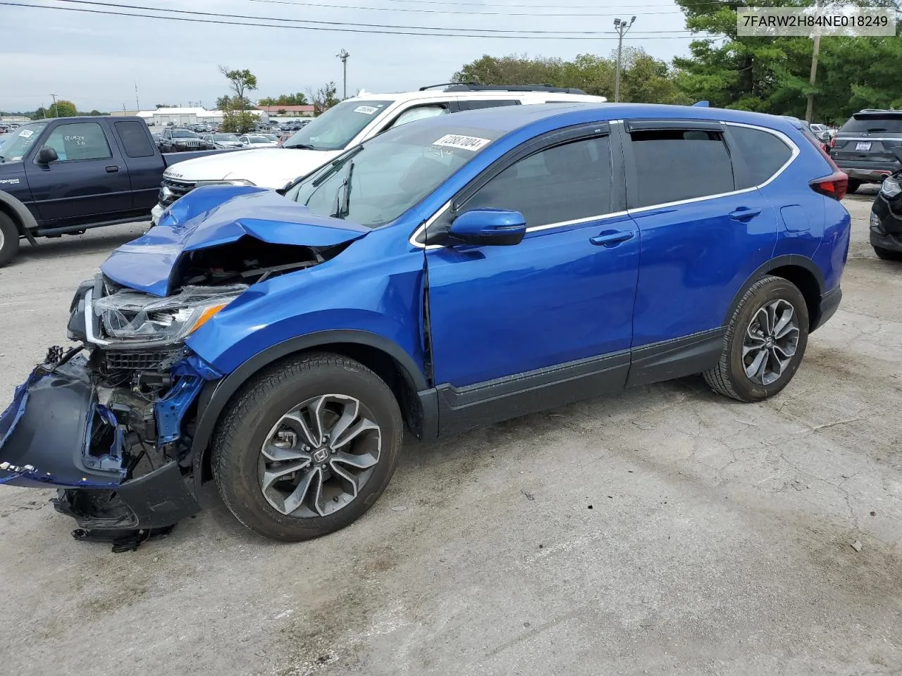 2022 Honda Cr-V Exl VIN: 7FARW2H84NE018249 Lot: 72887004