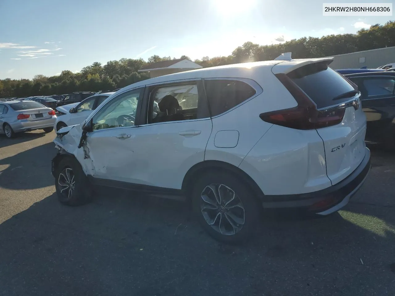 2022 Honda Cr-V Exl VIN: 2HKRW2H80NH668306 Lot: 73041504