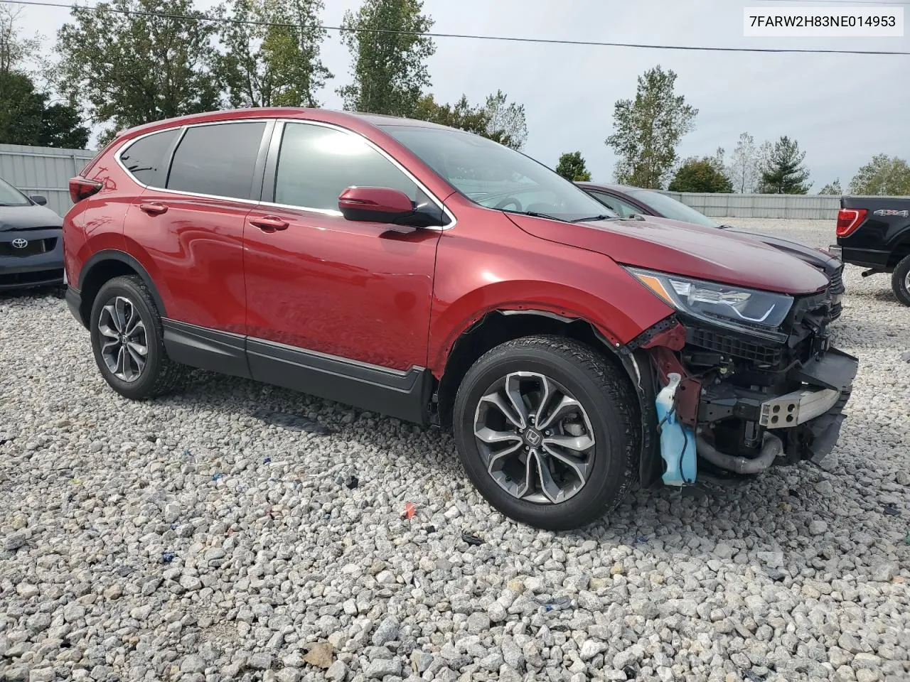 2022 Honda Cr-V Exl VIN: 7FARW2H83NE014953 Lot: 73089054