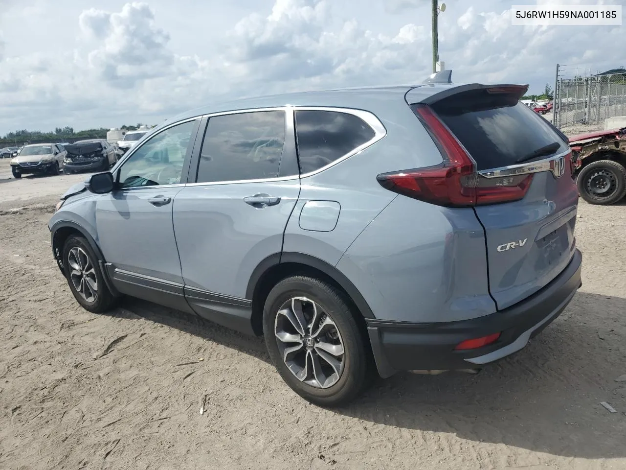 2022 Honda Cr-V Ex VIN: 5J6RW1H59NA001185 Lot: 73414844