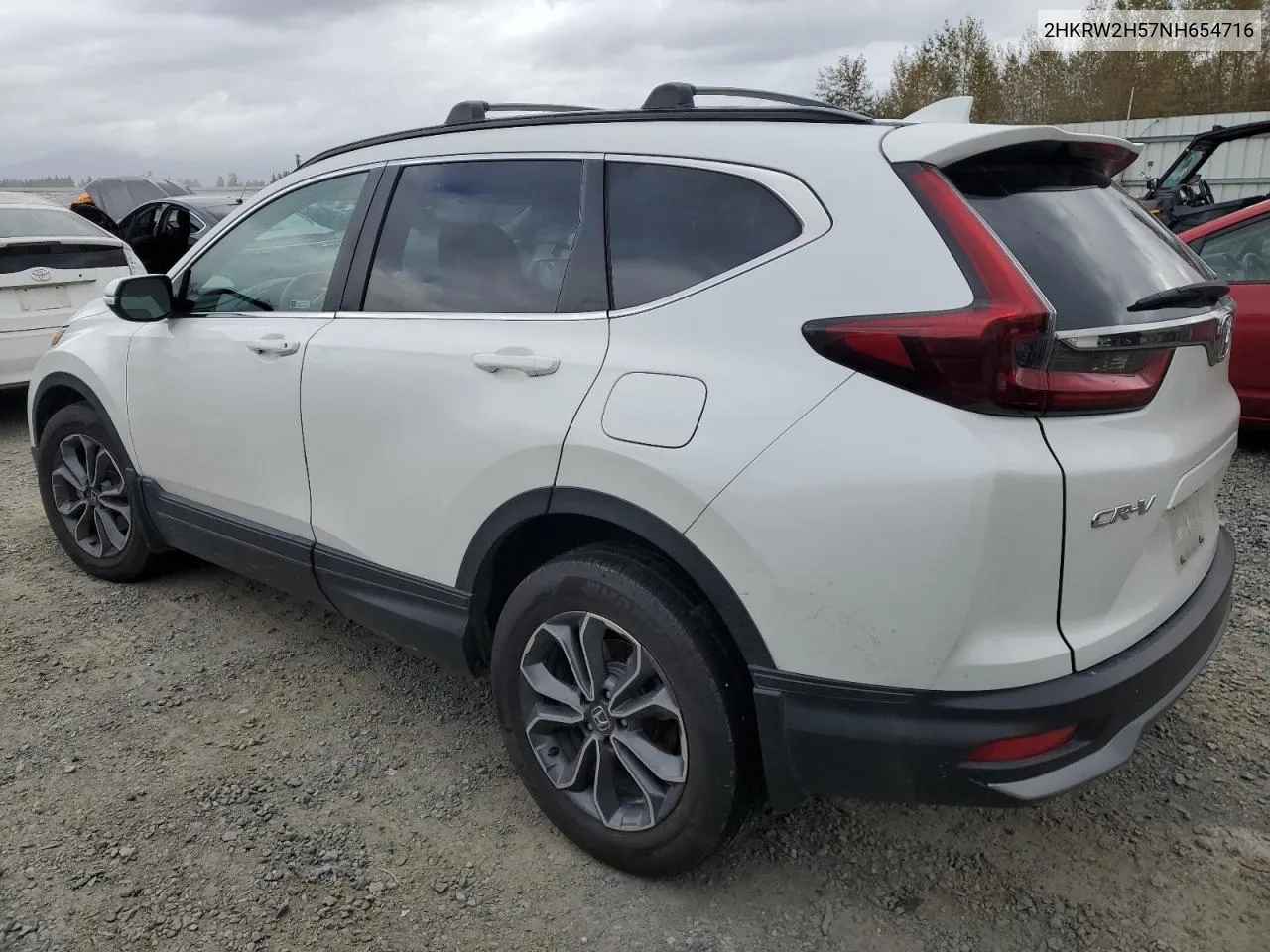 2022 Honda Cr-V Ex VIN: 2HKRW2H57NH654716 Lot: 73551104