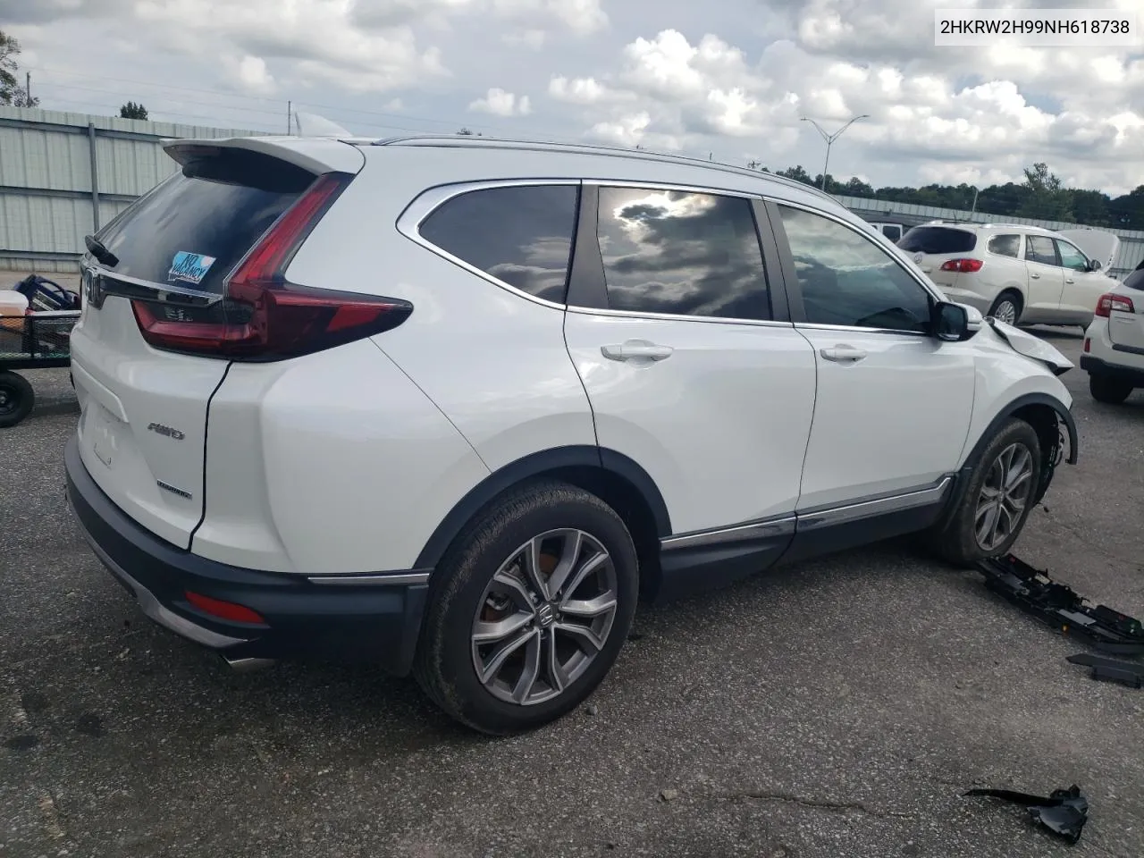 2022 Honda Cr-V Touring VIN: 2HKRW2H99NH618738 Lot: 73731214