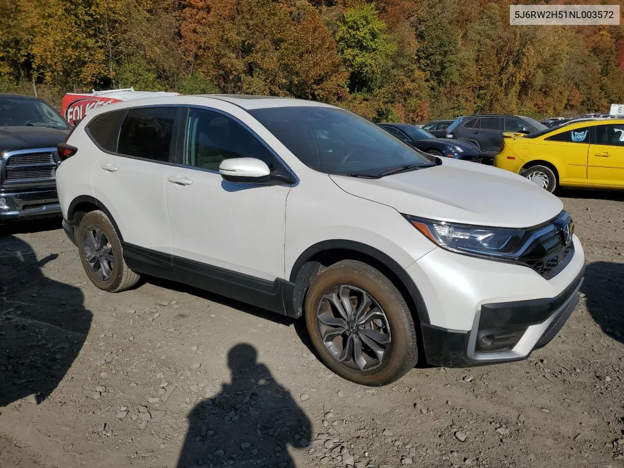 2022 Honda Cr-V Ex VIN: 5J6RW2H51NL003572 Lot: 73972924