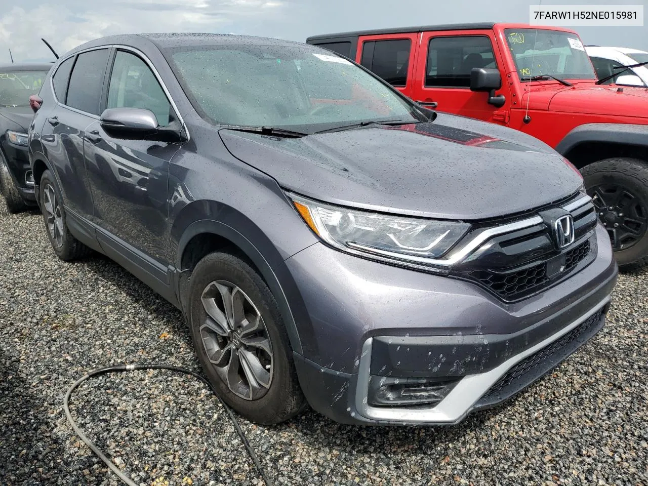 2022 Honda Cr-V Ex VIN: 7FARW1H52NE015981 Lot: 74017244