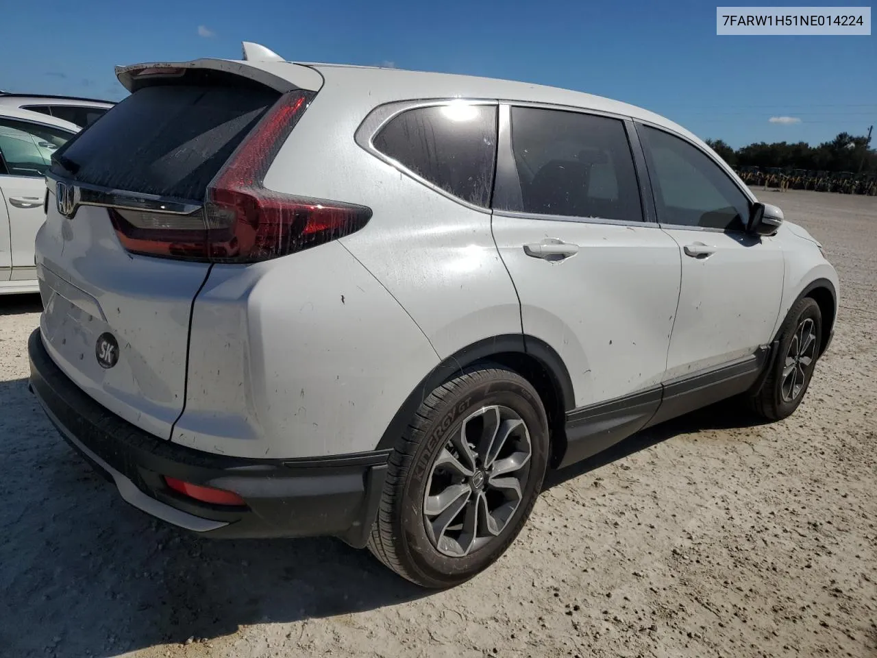 2022 Honda Cr-V Ex VIN: 7FARW1H51NE014224 Lot: 74102474