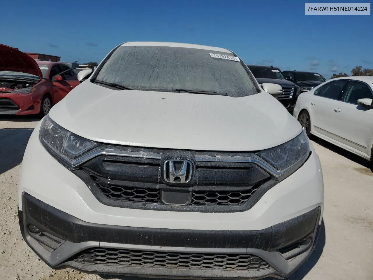 2022 Honda Cr-V Ex VIN: 7FARW1H51NE014224 Lot: 74102474