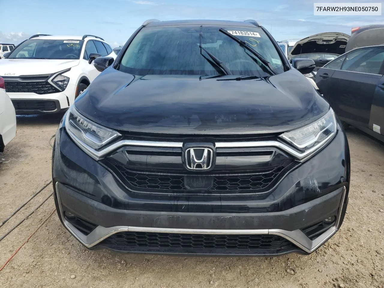 2022 Honda Cr-V Touring VIN: 7FARW2H93NE050750 Lot: 74183514