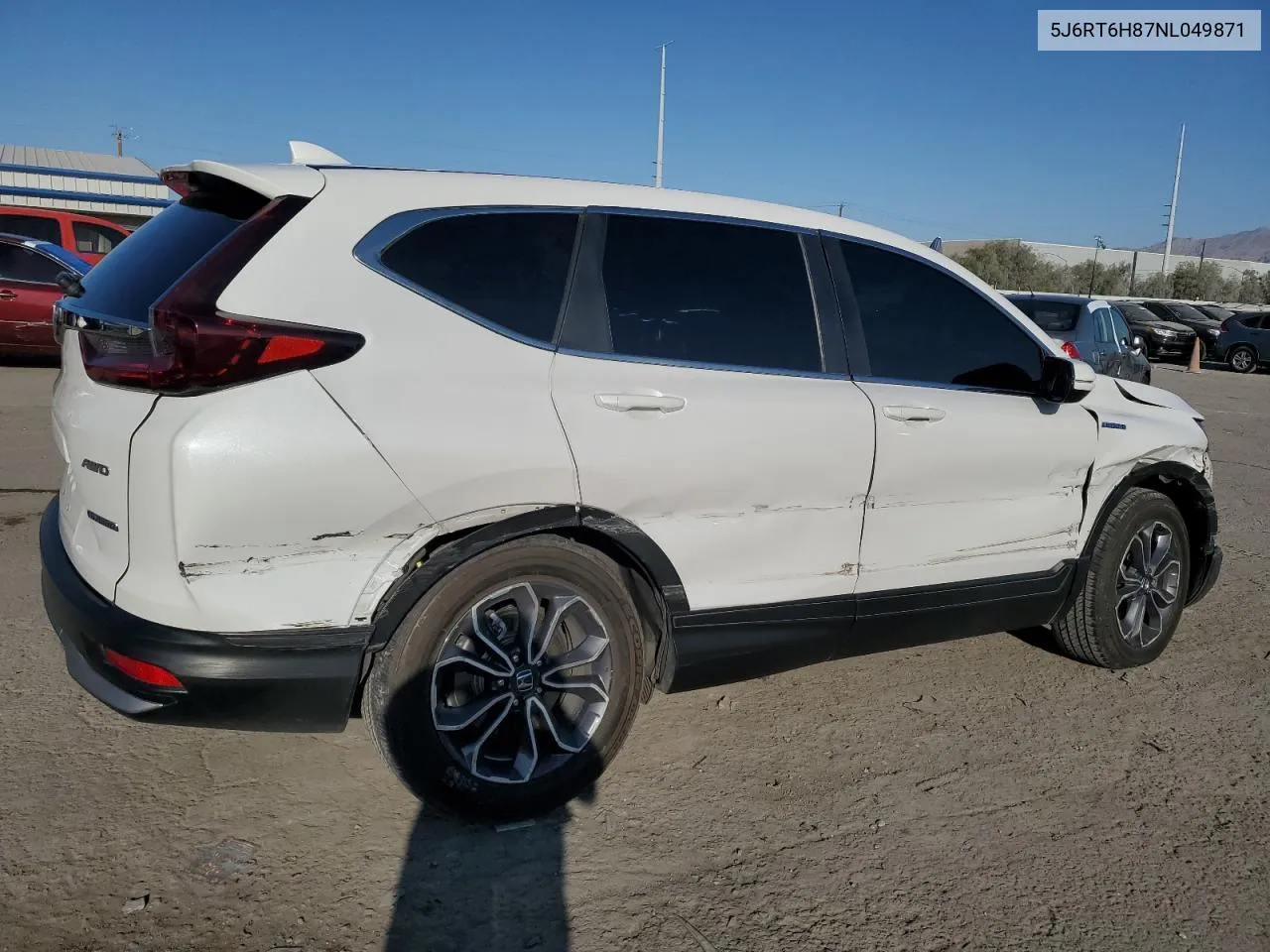 2022 Honda Cr-V Exl VIN: 5J6RT6H87NL049871 Lot: 74268284