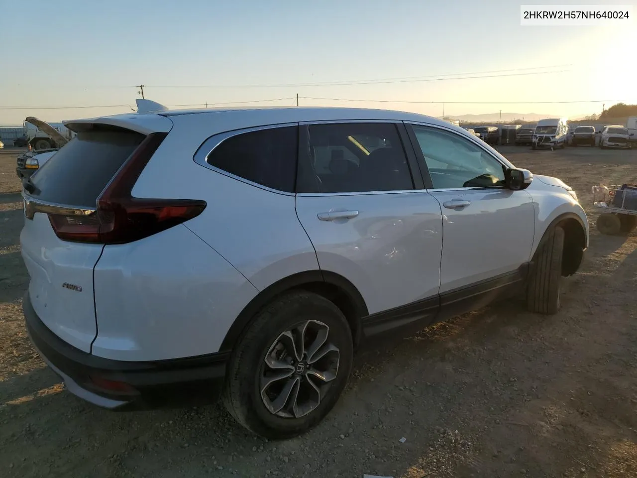 2022 Honda Cr-V Ex VIN: 2HKRW2H57NH640024 Lot: 74271074