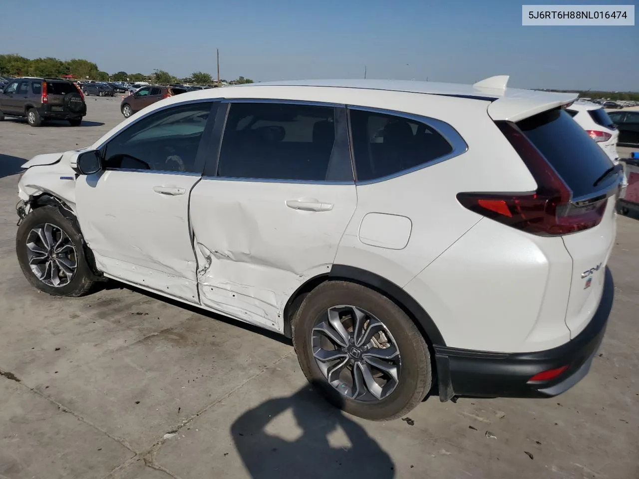 2022 Honda Cr-V Exl VIN: 5J6RT6H88NL016474 Lot: 74284084