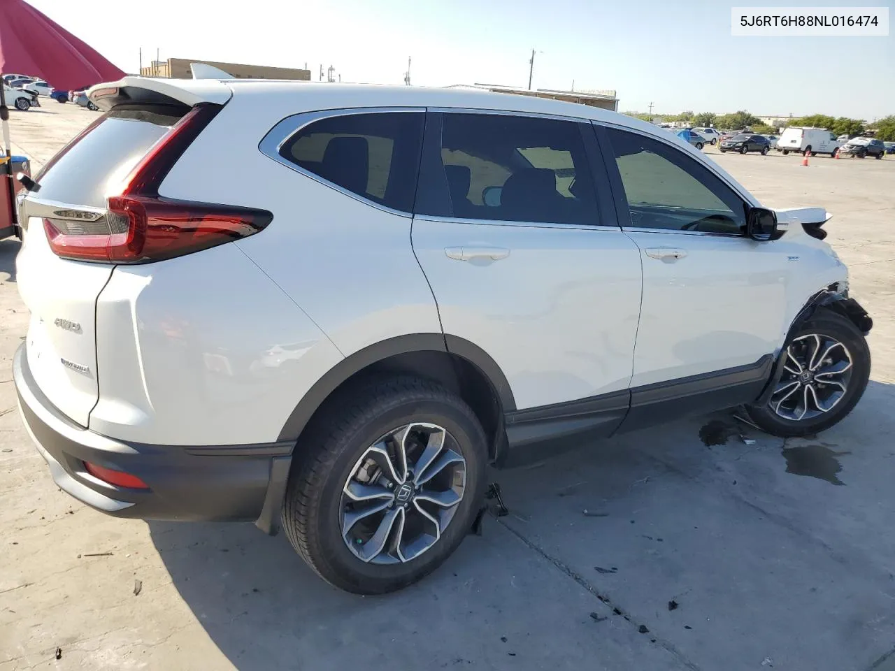 2022 Honda Cr-V Exl VIN: 5J6RT6H88NL016474 Lot: 74284084