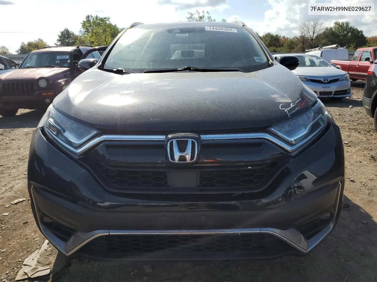 2022 Honda Cr-V Touring VIN: 7FARW2H99NE029627 Lot: 74456304