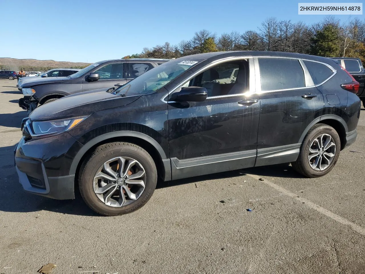 2022 Honda Cr-V Ex VIN: 2HKRW2H59NH614878 Lot: 74518514