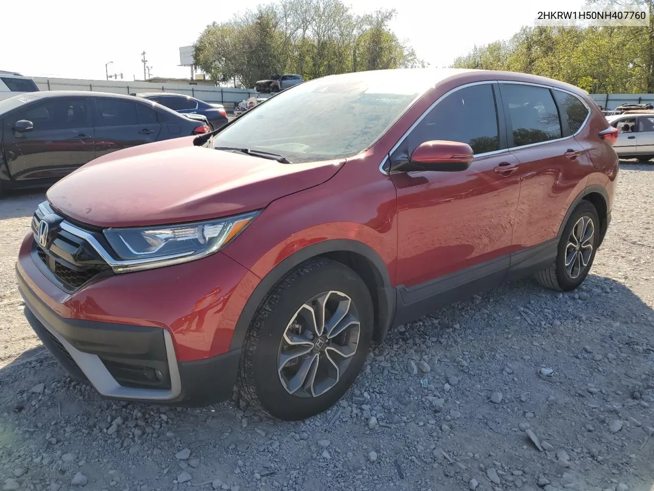 2022 Honda Cr-V Ex VIN: 2HKRW1H50NH407760 Lot: 74529374