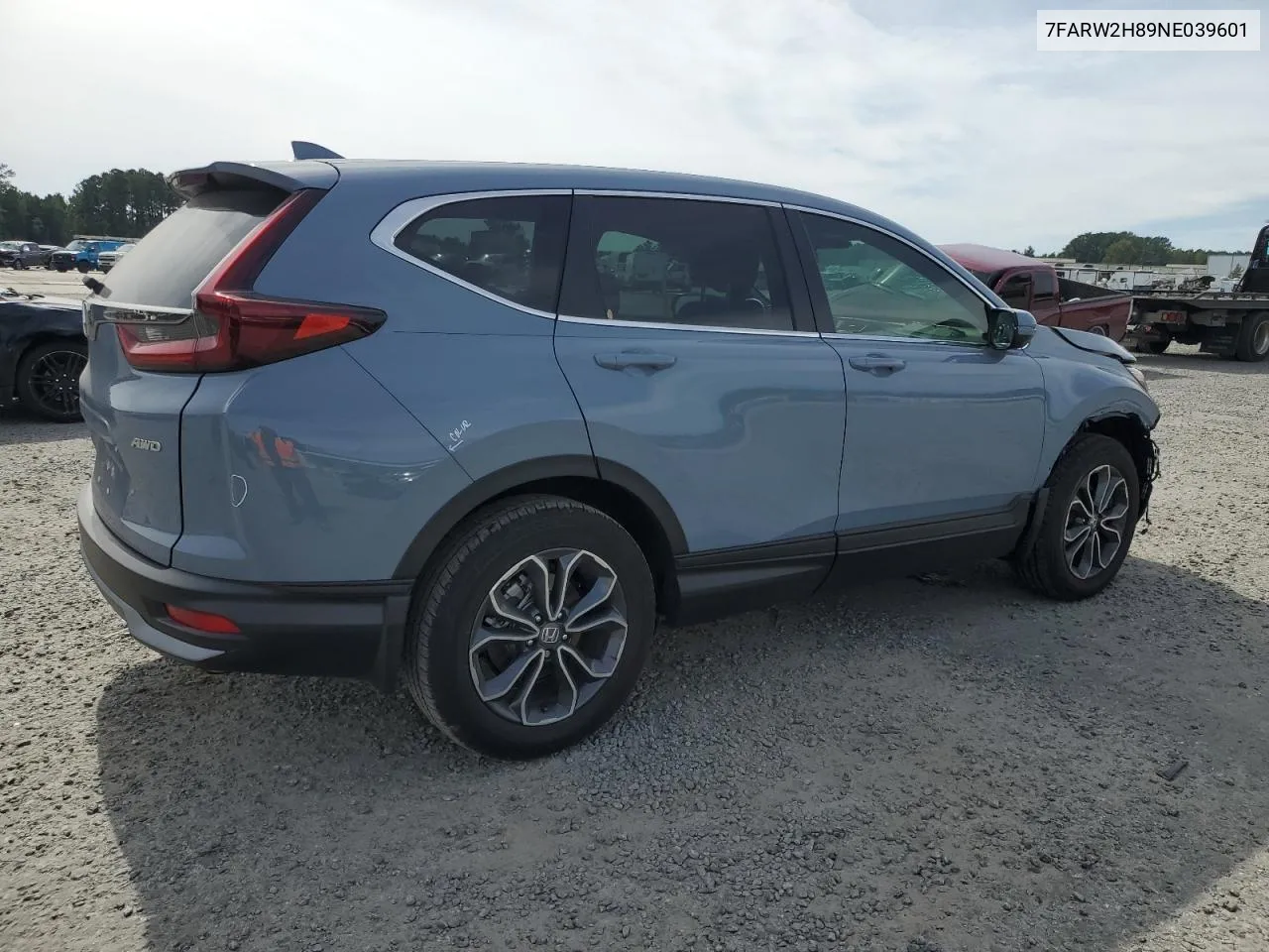 2022 Honda Cr-V Exl VIN: 7FARW2H89NE039601 Lot: 74605234