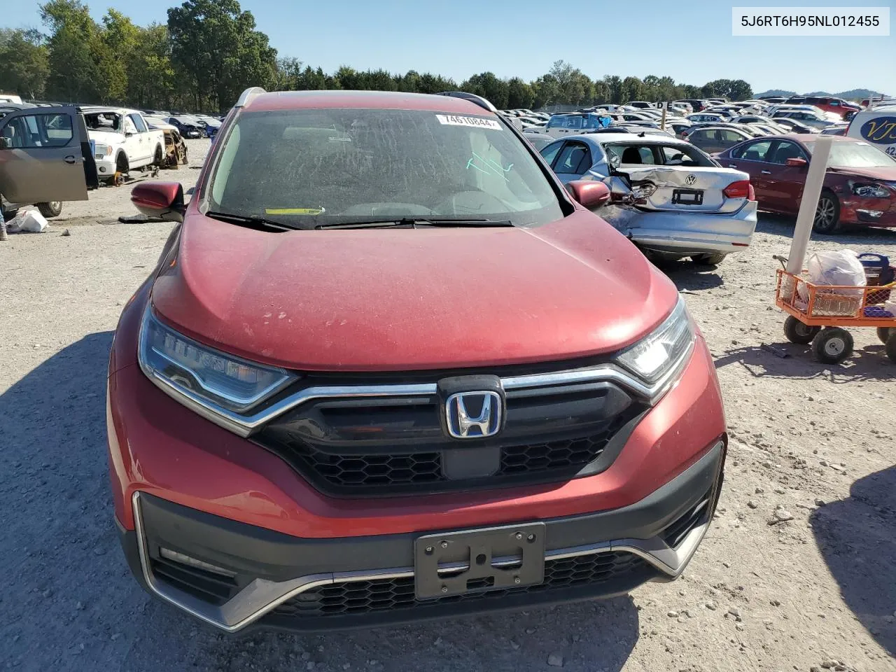 2022 Honda Cr-V Touring VIN: 5J6RT6H95NL012455 Lot: 74610844