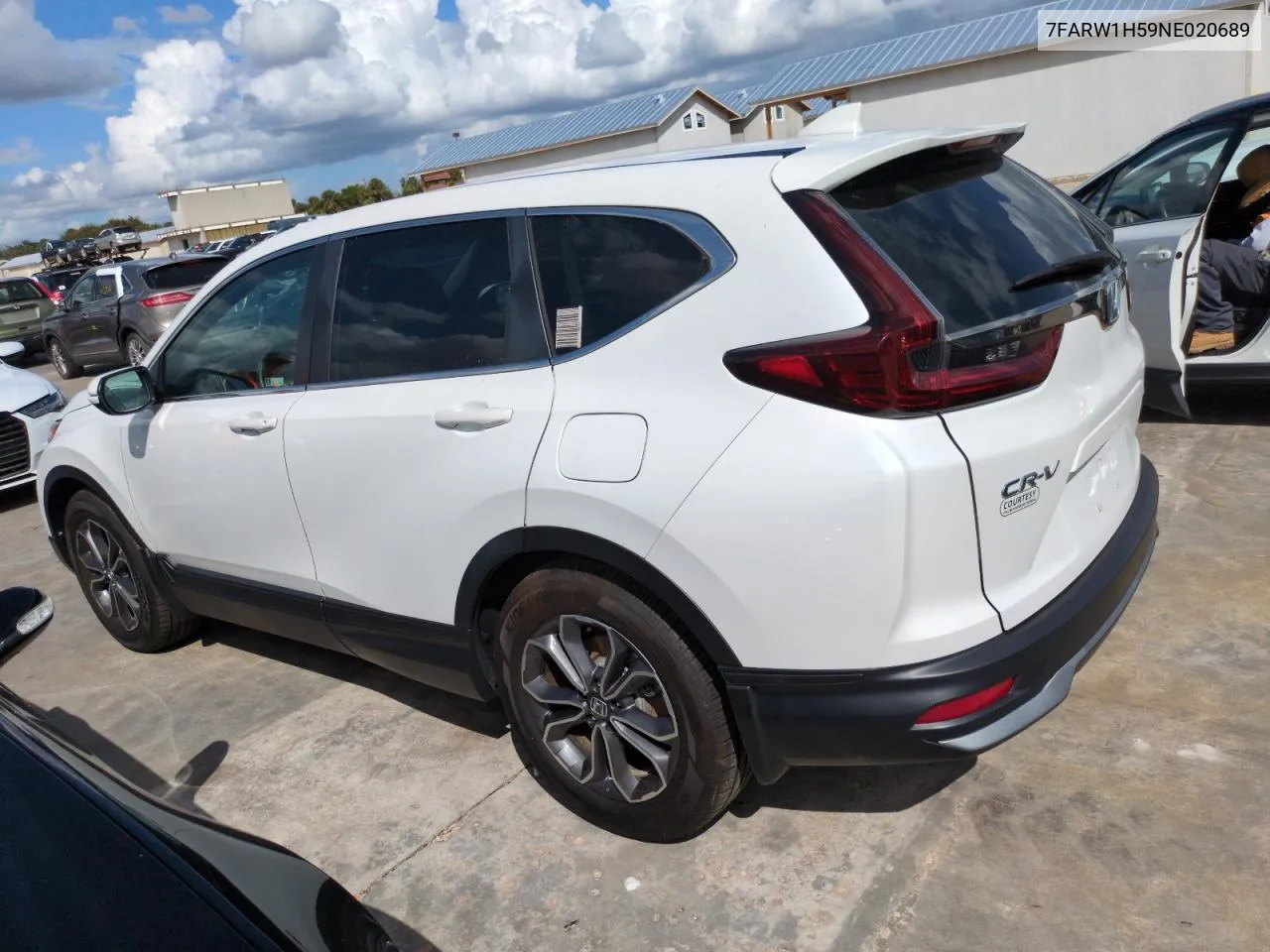 2022 Honda Cr-V Ex VIN: 7FARW1H59NE020689 Lot: 74781204