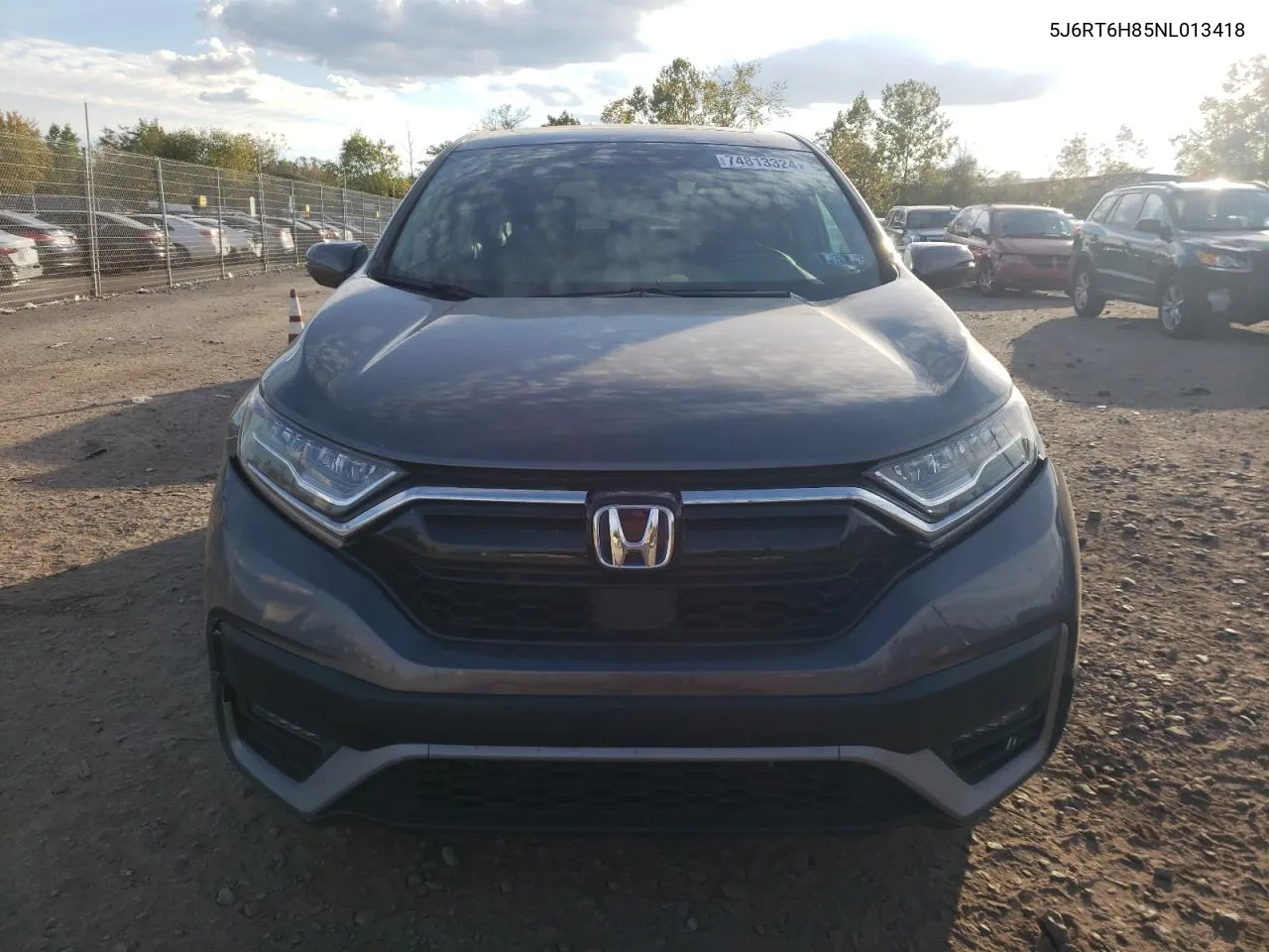 2022 Honda Cr-V Exl VIN: 5J6RT6H85NL013418 Lot: 74813324