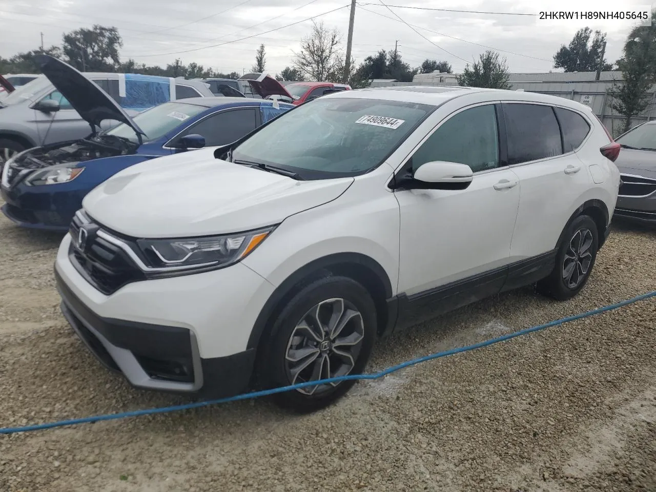 2022 Honda Cr-V Exl VIN: 2HKRW1H89NH405645 Lot: 74909644