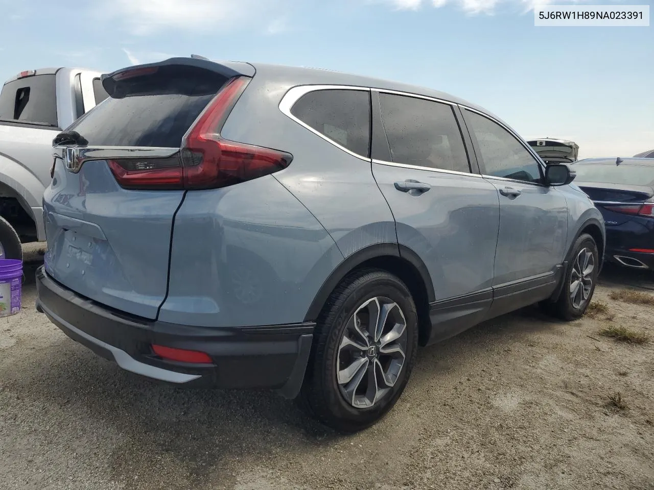 2022 Honda Cr-V Exl VIN: 5J6RW1H89NA023391 Lot: 74985374