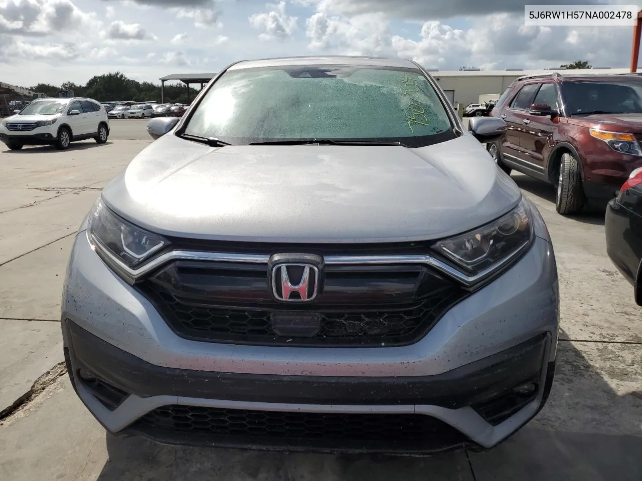 2022 Honda Cr-V Ex VIN: 5J6RW1H57NA002478 Lot: 75075014