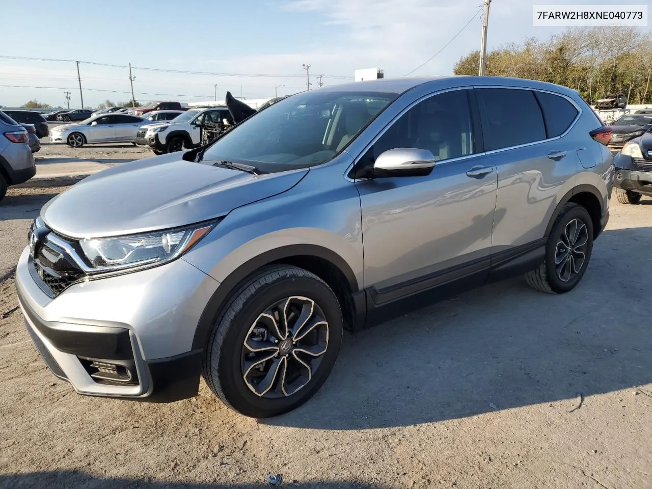 2022 Honda Cr-V Exl VIN: 7FARW2H8XNE040773 Lot: 75102644