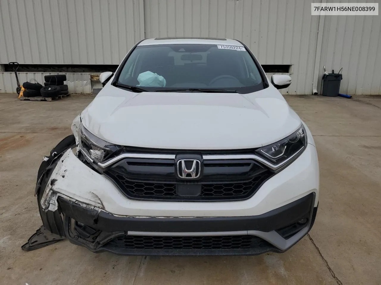 2022 Honda Cr-V Ex VIN: 7FARW1H56NE008399 Lot: 75350224