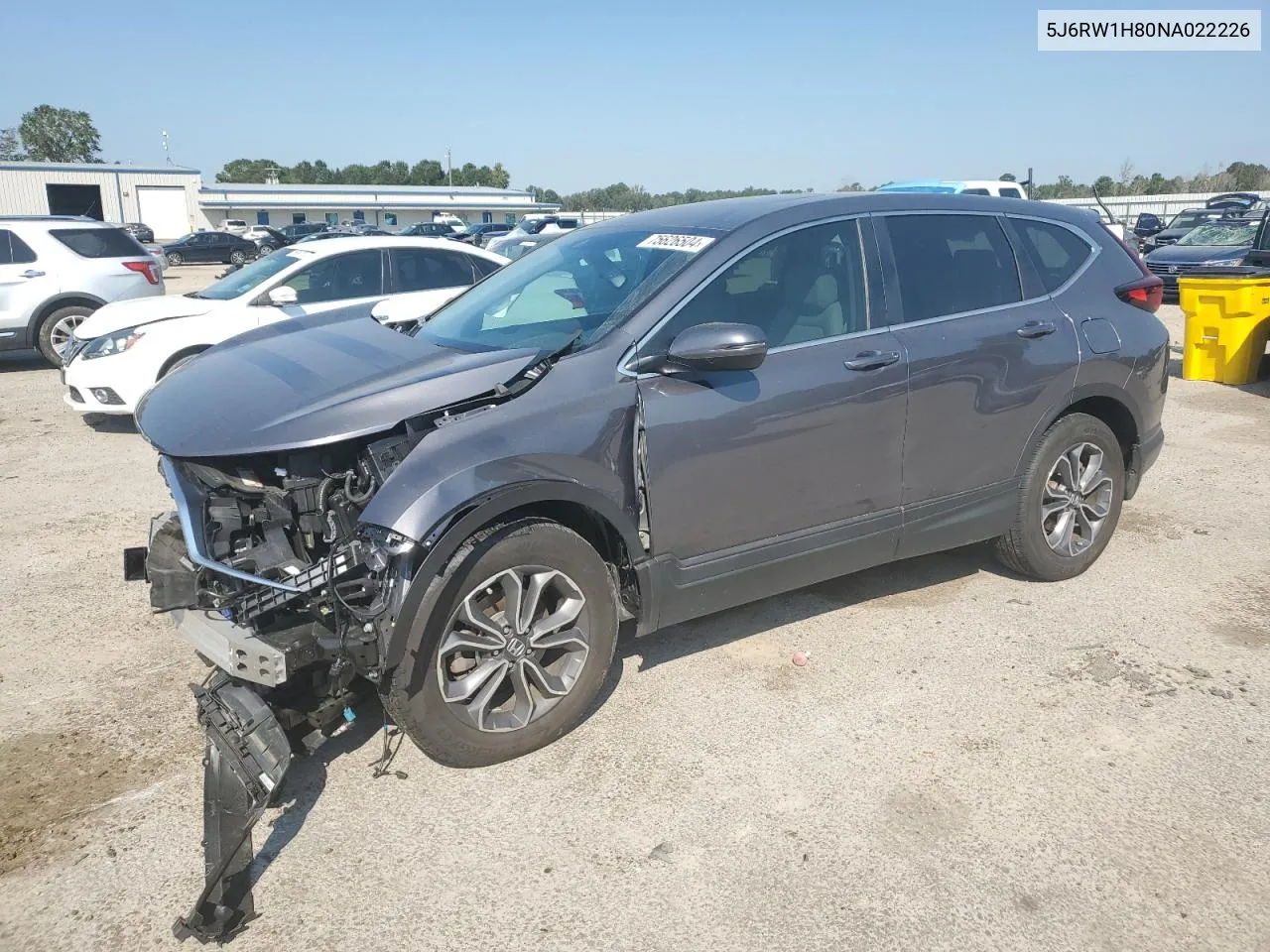 2022 Honda Cr-V Exl VIN: 5J6RW1H80NA022226 Lot: 75626504