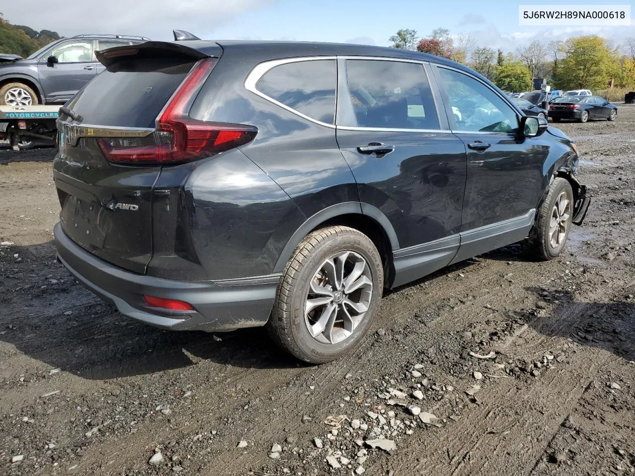 5J6RW2H89NA000618 2022 Honda Cr-V Exl