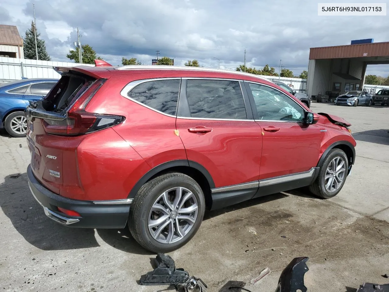 2022 Honda Cr-V Touring VIN: 5J6RT6H93NL017153 Lot: 76040864