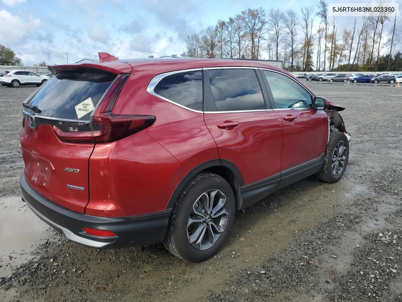 2022 Honda Cr-V Exl VIN: 5J6RT6H83NL023350 Lot: 76092764