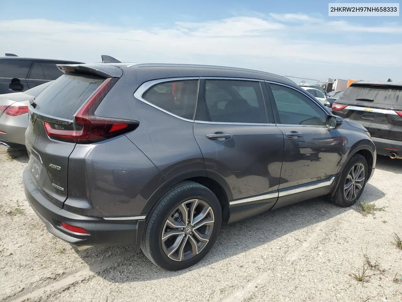 2022 Honda Cr-V Touring VIN: 2HKRW2H97NH658333 Lot: 76168244