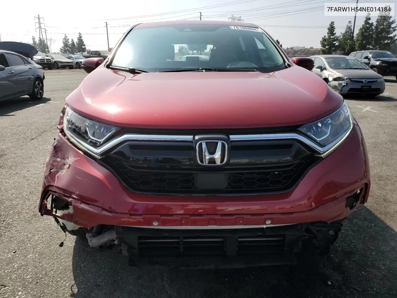 2022 Honda Cr-V Ex VIN: 7FARW1H54NE014184 Lot: 76180804