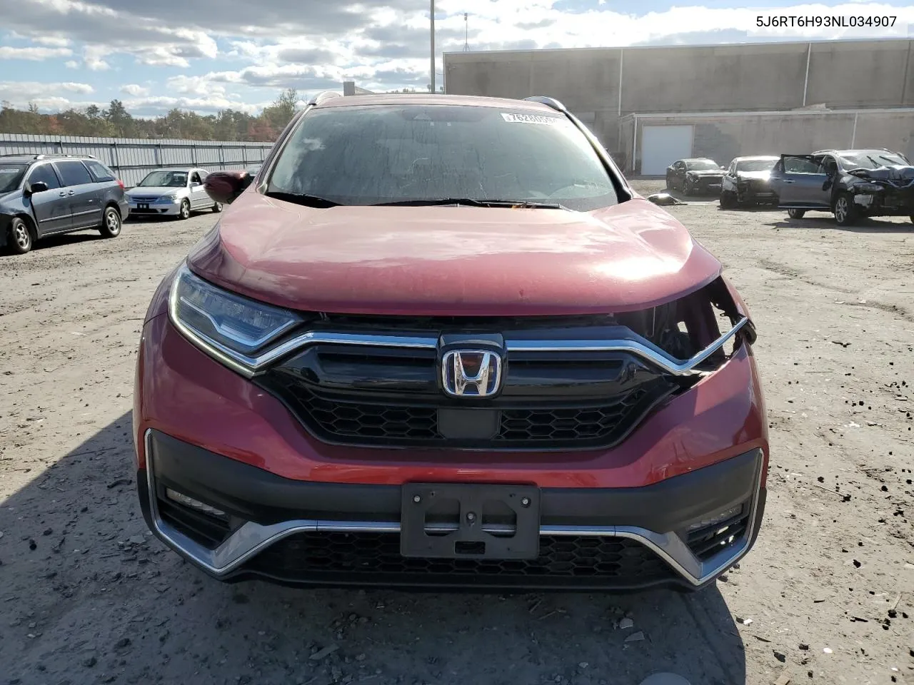 2022 Honda Cr-V Touring VIN: 5J6RT6H93NL034907 Lot: 76280594