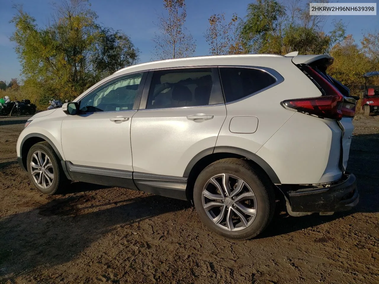 2022 Honda Cr-V Touring VIN: 2HKRW2H96NH639398 Lot: 76341014