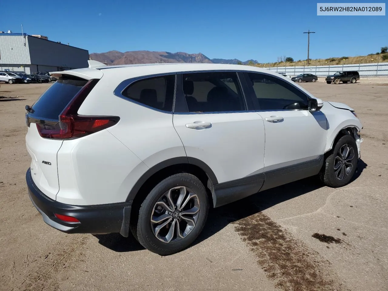 2022 Honda Cr-V Exl VIN: 5J6RW2H82NA012089 Lot: 76385684