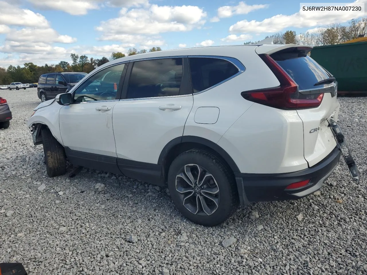 2022 Honda Cr-V Exl VIN: 5J6RW2H87NA007230 Lot: 76478784