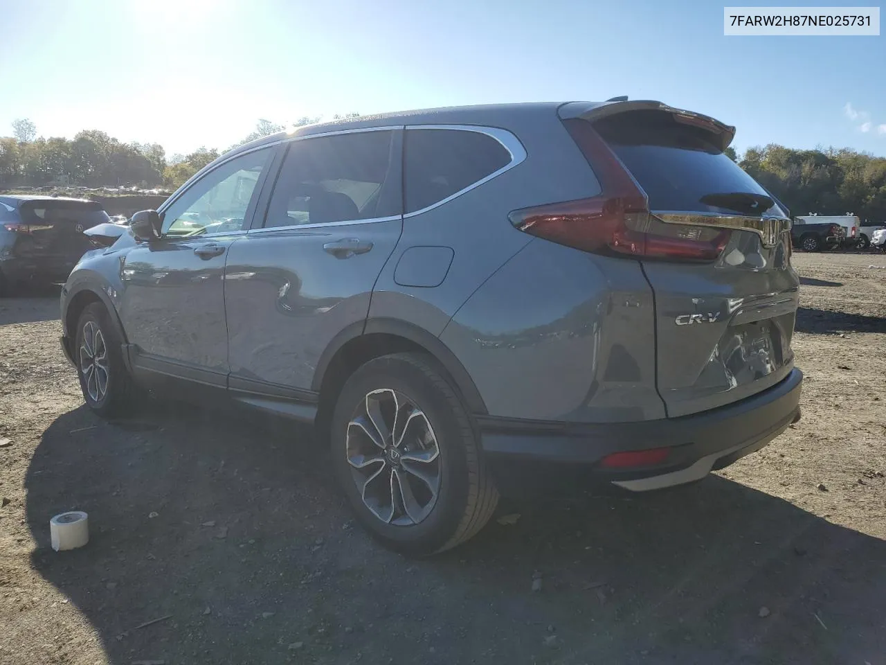 2022 Honda Cr-V Exl VIN: 7FARW2H87NE025731 Lot: 76484964