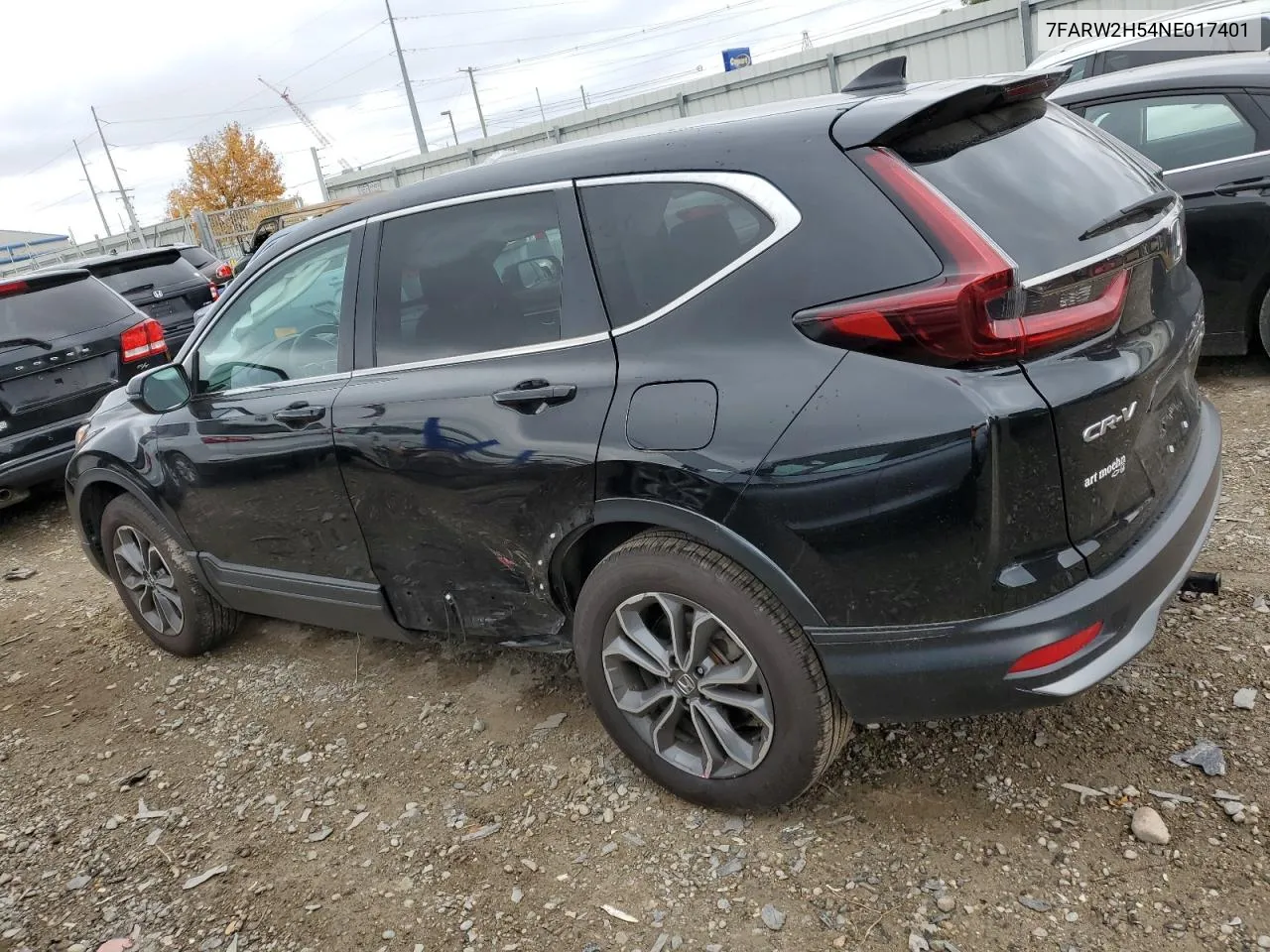 2022 Honda Cr-V Ex VIN: 7FARW2H54NE017401 Lot: 76772434