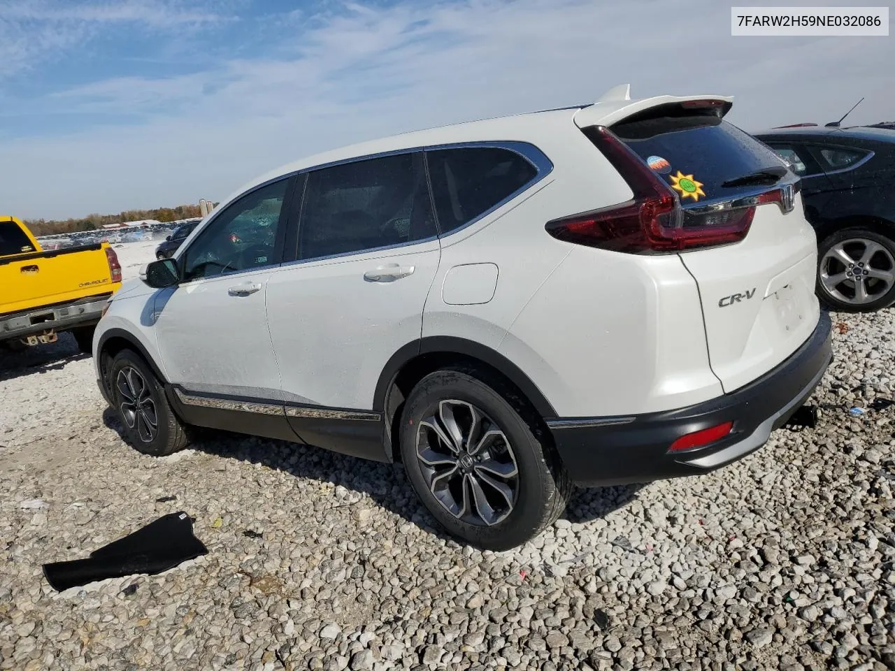 2022 Honda Cr-V Ex VIN: 7FARW2H59NE032086 Lot: 77022464