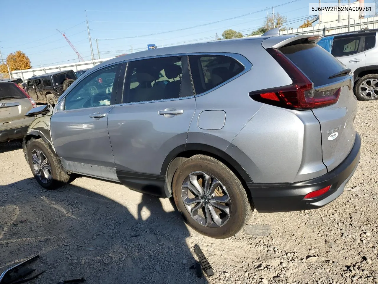 2022 Honda Cr-V Ex VIN: 5J6RW2H52NA009781 Lot: 77084204