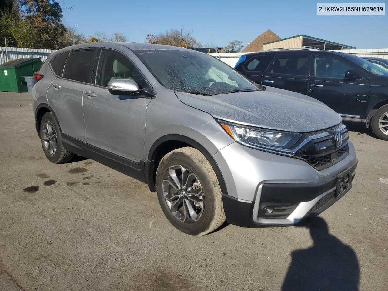 2022 Honda Cr-V Ex VIN: 2HKRW2H55NH629619 Lot: 77269544