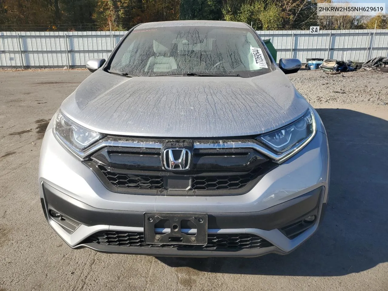 2022 Honda Cr-V Ex VIN: 2HKRW2H55NH629619 Lot: 77269544